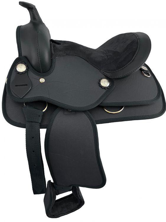 12" Nylon Cordura Pony Horse Saddle With Suede Leather Seat - Medieval Replicas