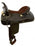 16" Double T Pleasure Style Saddle. This Saddle Dark Oil Saddle Features Basket - Medieval Replicas