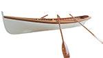 Clinker Built Whitehall Row Boat 12 Feet ship model - Medieval Replicas