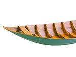 South East Asia Sampan Boat Teal Bottom Thuyen Ba La Tam Ban - Display Only ship model - Medieval Replicas