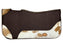 Klassy Cowgirl 28x30 Barrel Style felt horse saddle pad with Hair on Cowhide