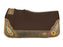 Cowgirl 28x30 Barrel Horse Style 1” Brown felt Saddle Pad - Medieval Replicas