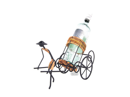 Asian Style Rickshaw Puller Wine Holder - Medieval Replicas