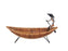 Asian Style Tranquility Boat Basket Home and Decor - Medieval Replicas