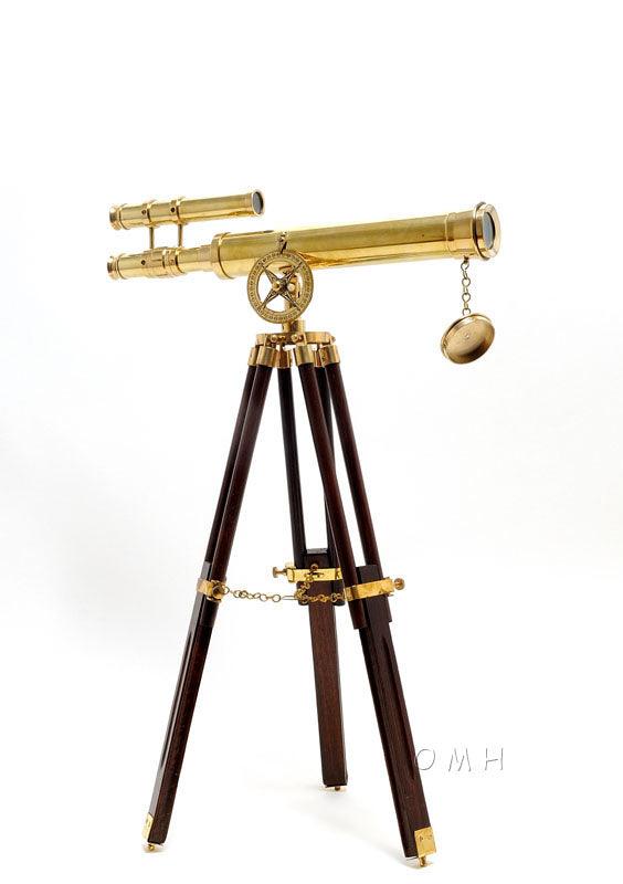 Antique Style Telescope with Stand- 18 Inch - Medieval Replicas