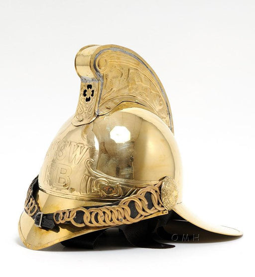 Brass Merriweather Fireman Rescue Helmet Home Decoration NEW - Medieval Replicas