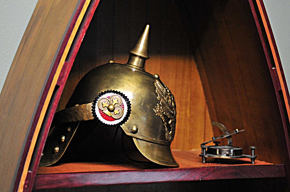 Antique Style Retro German Helmet Home Decor - Medieval Replicas