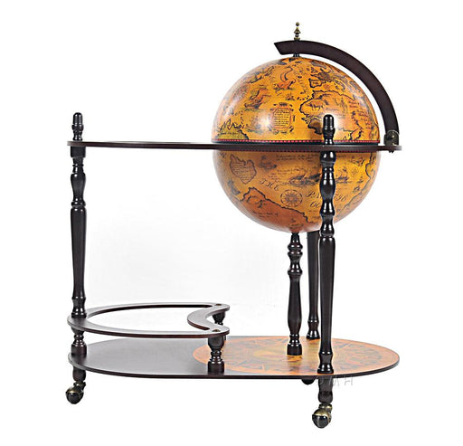 Globe drink trolley16.5 inches - Red - Medieval Replicas