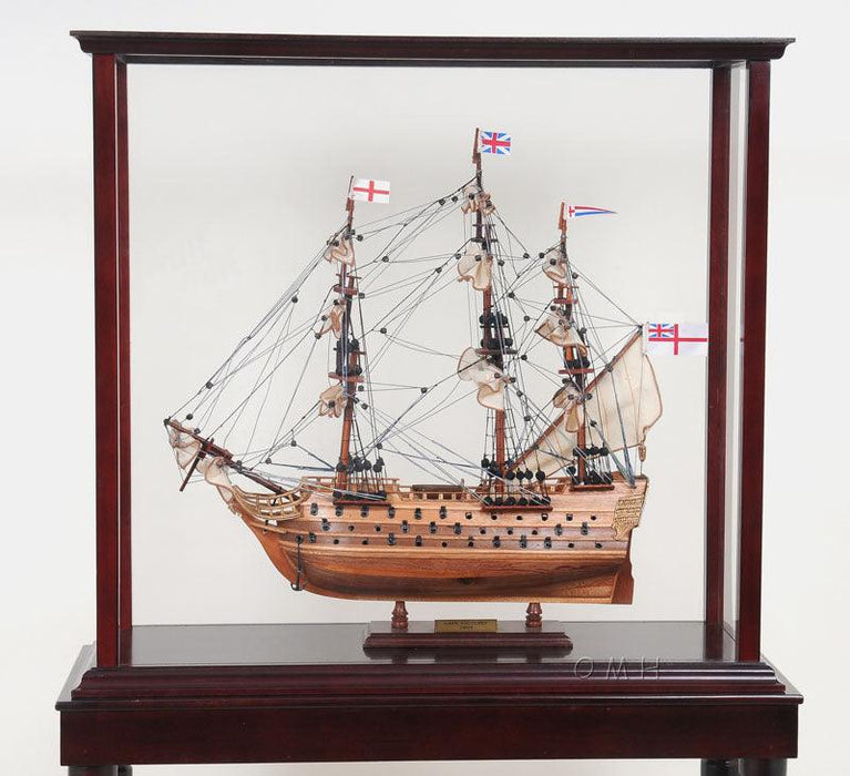 Floor Display Case Small For Ship Models - Medieval Replicas