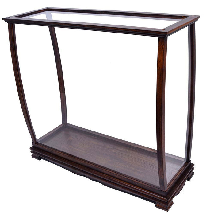 Handcrafted Table Top Display Case for ship models Ship Display Case - Medieval Replicas