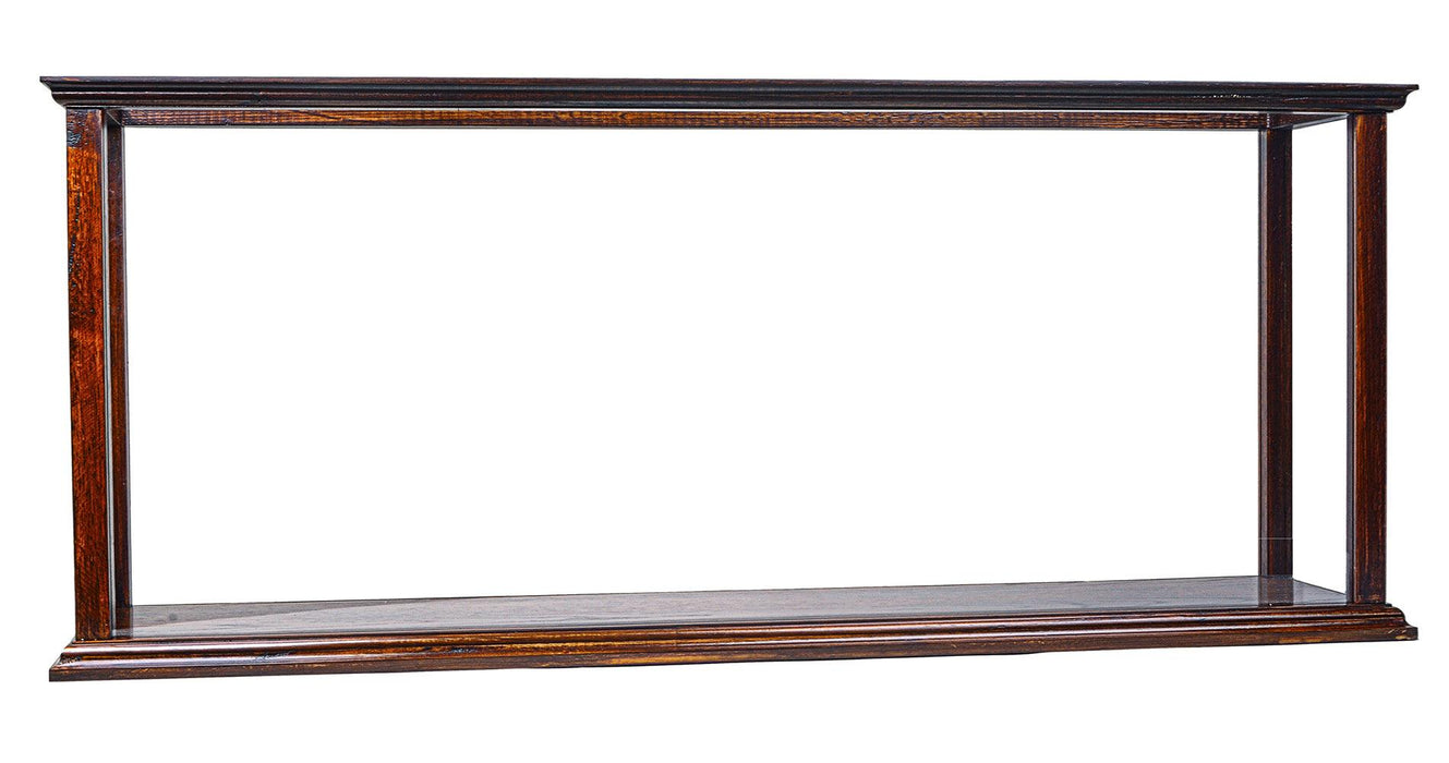 Handmade Display Case for Cruise Liner Midsize Classic Brown ship models - Medieval Replicas