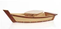 Wooden Sushi Boat Serving Tray Small	ship model - Medieval Replicas