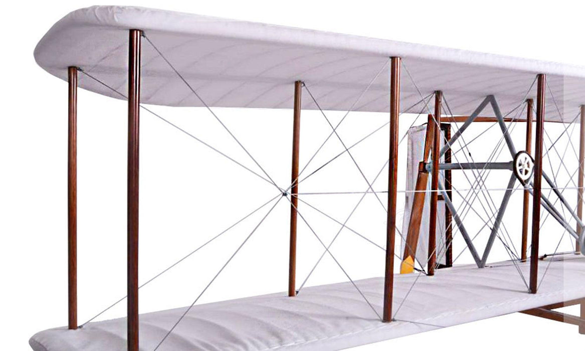 1903 Wright Brother Flyer Handcrafted wooden Model Scale 1:10 - Medieval Replicas