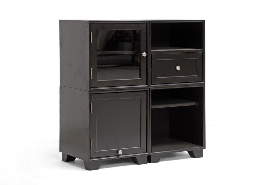 ALASKA DARK BROWN MODULAR STORAGE CABINET - Medieval Replicas