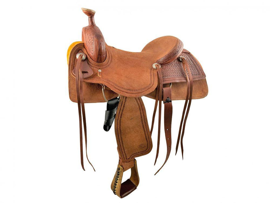 16" Hard seat ranch cutting Horse saddle - Medieval Replicas