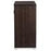 ZENTRA MODERN DARK BROWN SIDEBOARD STORAGE CABINET WITH GLASS DOORS - Medieval Replicas