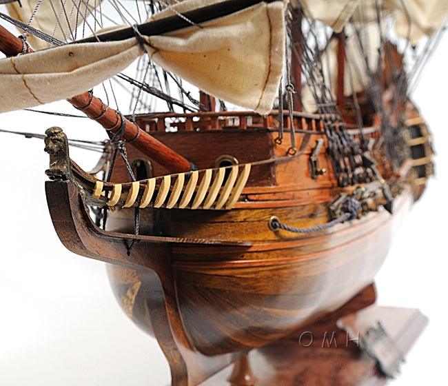 Handcrafted HMS Fairfax Ship Model - Medieval Replicas