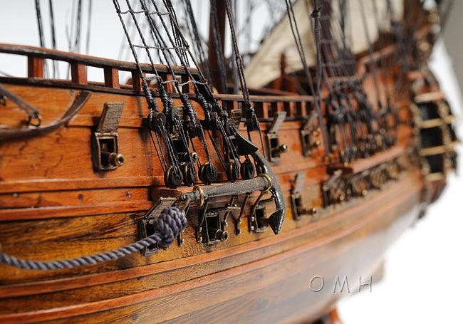 Handcrafted HMS Fairfax Ship Model - Medieval Replicas