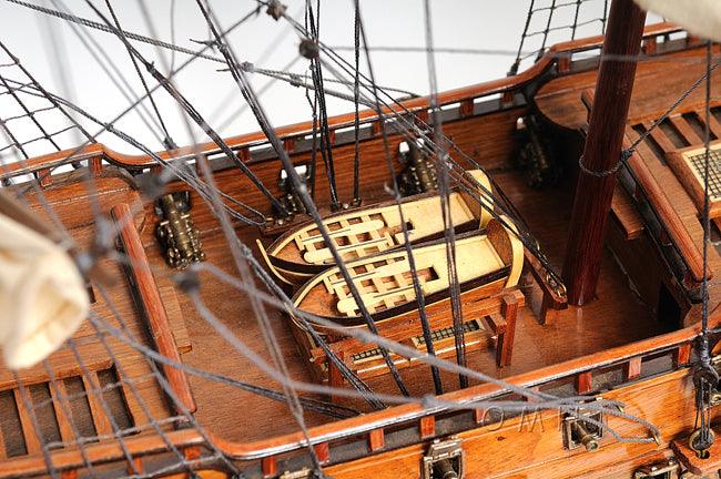 Handcrafted HMS Fairfax Ship Model - Medieval Replicas