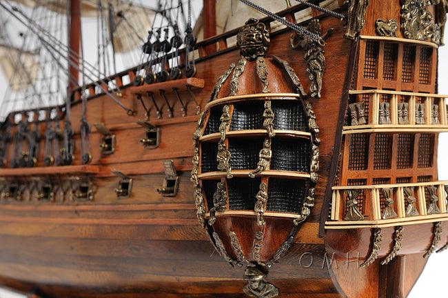 Handcrafted HMS Fairfax Ship Model - Medieval Replicas