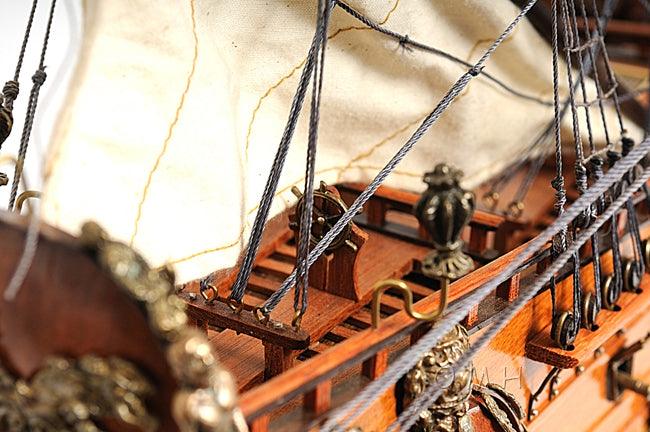 Handcrafted HMS Fairfax Ship Model - Medieval Replicas