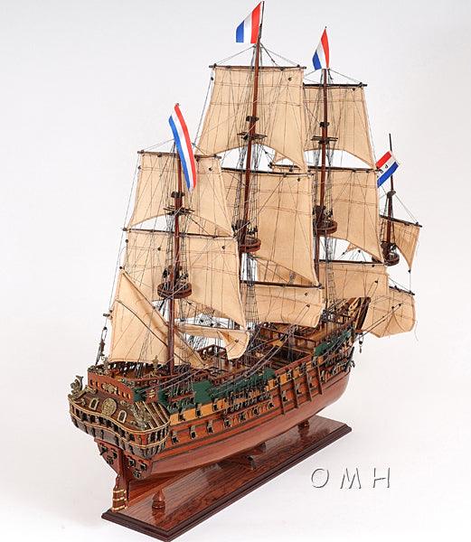 FULLY ASSEMBLED' Friesland Wooden Ship Model 37" Long - Medieval Replicas