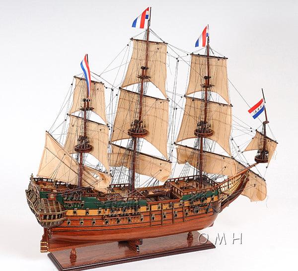 FULLY ASSEMBLED' Friesland Wooden Ship Model 37" Long - Medieval Replicas