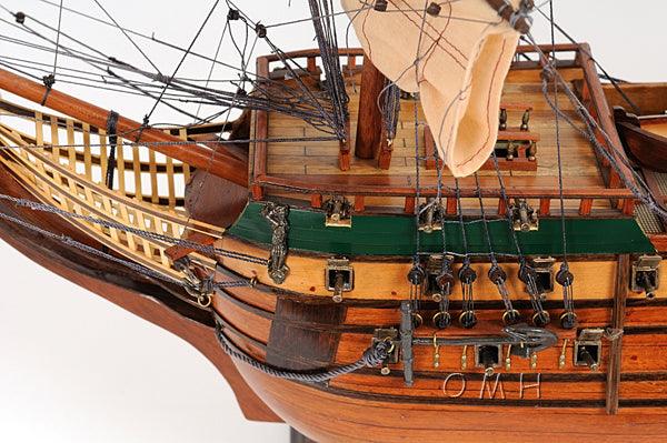 FULLY ASSEMBLED' Friesland Wooden Ship Model 37" Long - Medieval Replicas