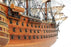 Handcrafted HMS Victory LARGE Model Ship With Table Top Ship Display Case - Medieval Replicas