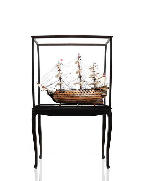 Handcrafted HMS Victory Large Model Ship With Floor Ship Display Case - Medieval Replicas