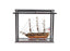 Handcrafted USS Constitution Mid size Model Ship With Display Case  Front Open - Medieval Replicas