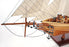 BOAT HARVEY HANDMADE WOODEN  SAIL BOAT MODEL 35" SAIL - Medieval Replicas