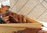 BOAT HARVEY HANDMADE WOODEN  SAIL BOAT MODEL 35" SAIL - Medieval Replicas