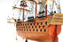 Handcrafted HMS Victory Small Model Ship With Display Case - Medieval Replicas