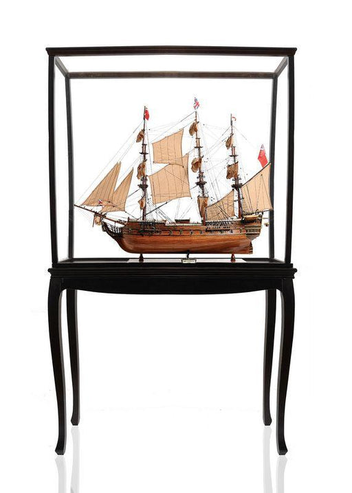 Handcrafted  HMS Surprise  Large Model Ship With Floor Display Case - Medieval Replicas