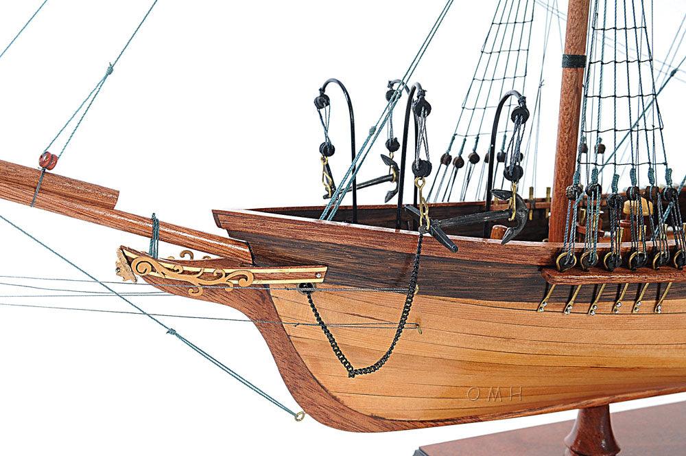 CSS Alabama w/o Sail Handmade Wooden Ship Model 31" Long - Medieval Replicas