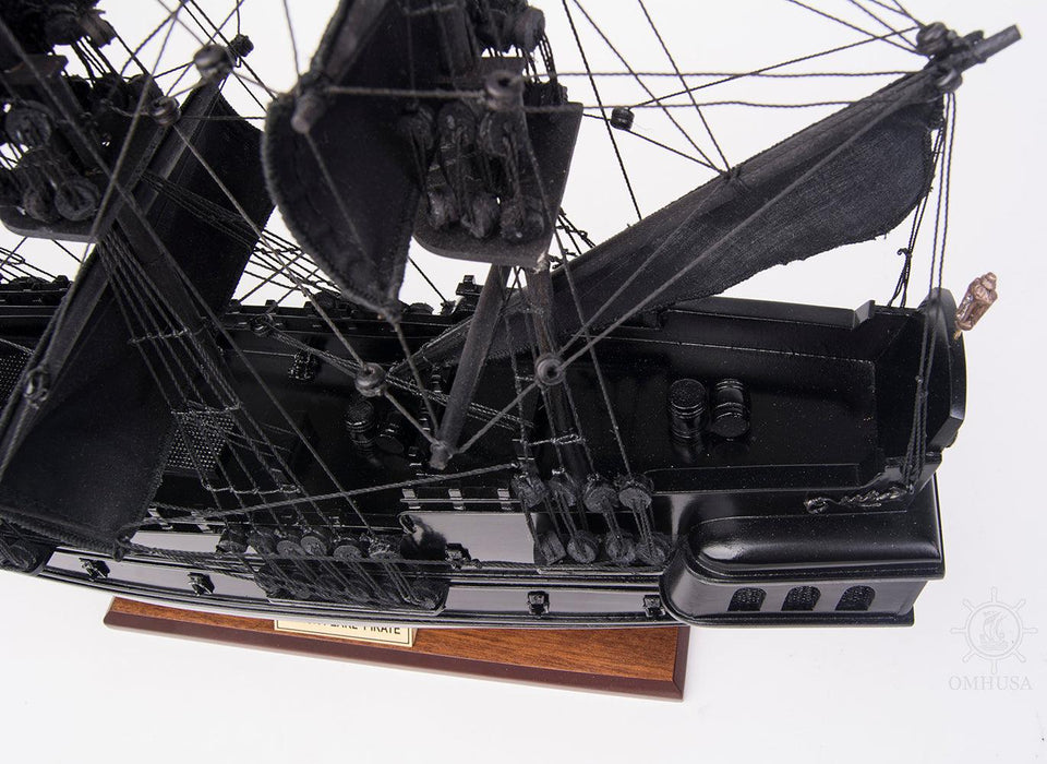 Handcrafted Black Pearl Pirate Ship Small wooden model ship - Medieval Replicas