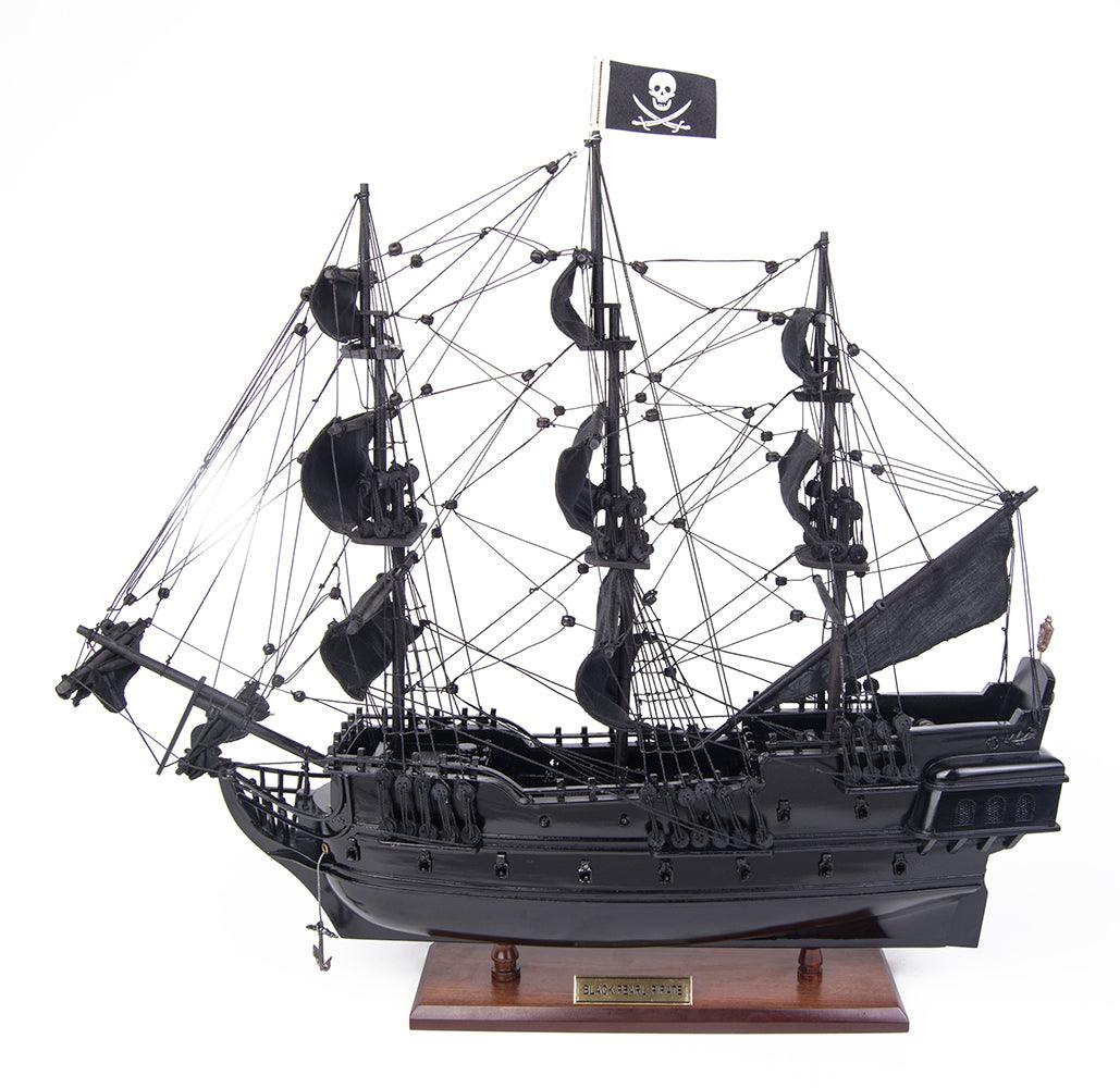 Handcrafted Black Pearl Pirate Ship Small wooden model ship - Medieval Replicas