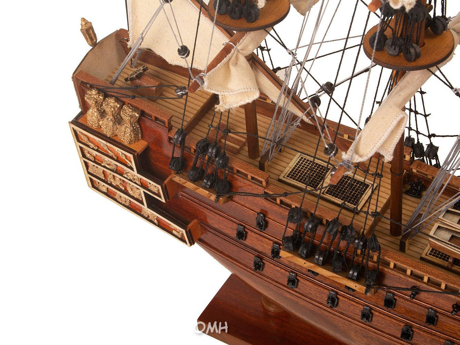 HMS Sovereign of the Seas Small Ship Model - Medieval Replicas