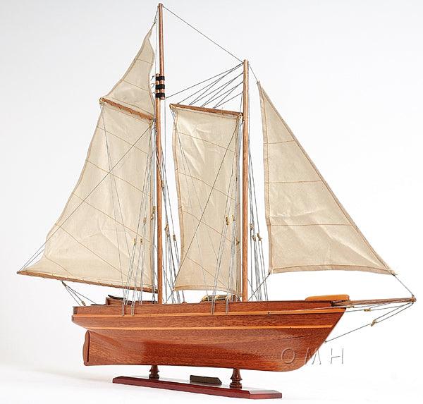 America Yacht Handcrafted Wooden Model 33" Long - Medieval Replicas