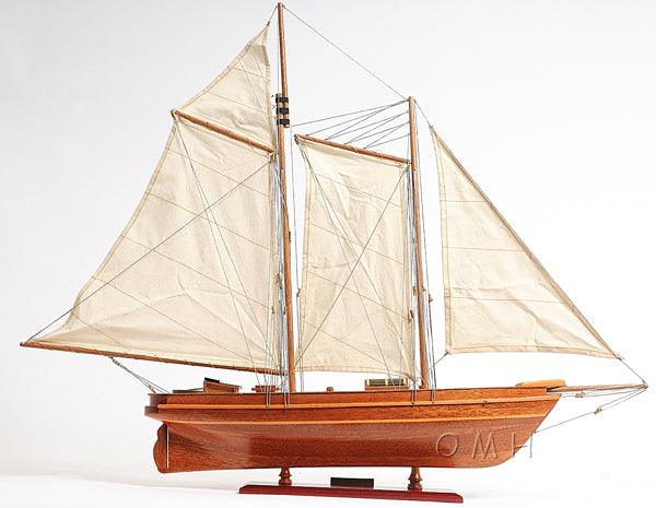 America Yacht Handcrafted Wooden Model 33" Long - Medieval Replicas