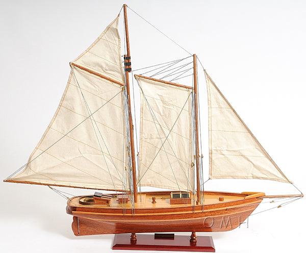 America Yacht Handcrafted Wooden Model 33" Long - Medieval Replicas