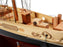 Bluenose II Painted handcrafted wooden model boat - Medieval Replicas