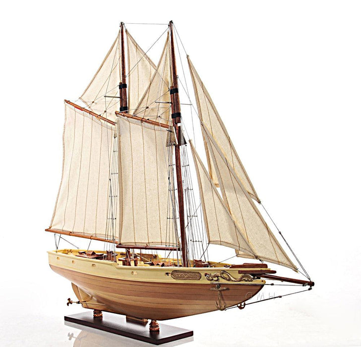 Bluenose II Fully Assembled Handcrated Wooden Boat Model 29" Long - Medieval Replicas