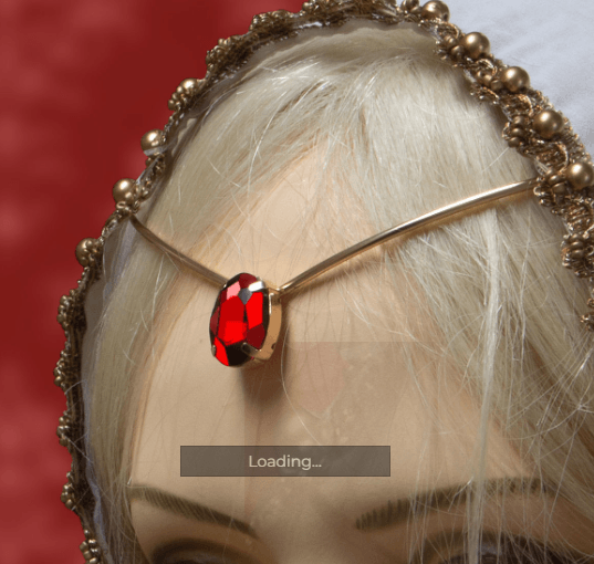 Medieval Ruby Headband Tiara - Medieval Replicas