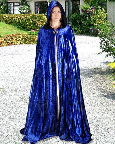 Medieval Early Renaissance Midnight Fantasy Cloak Woman's Costume - Medieval Replicas