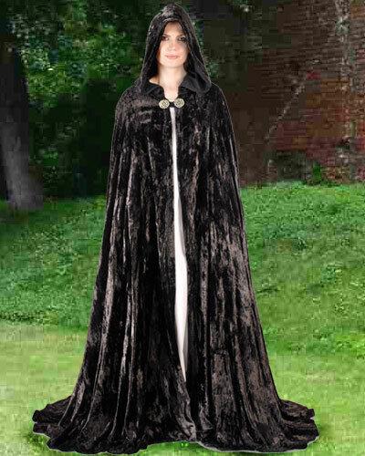 Medieval Early Renaissance Midnight Fantasy Cloak Woman's Costume - Medieval Replicas