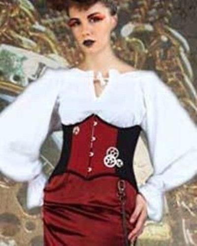 Steampunk Midshipman's Underbust Corset Woman's Costume - Medieval Replicas