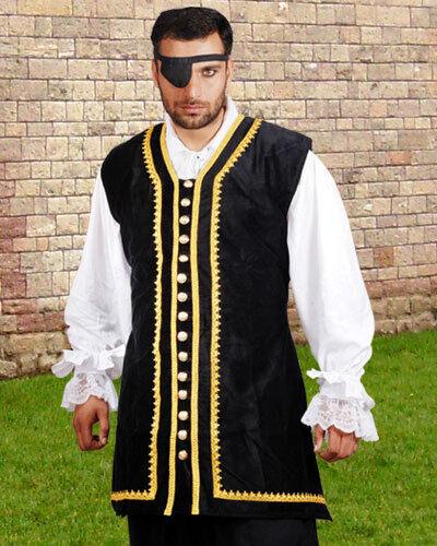 Renaissance Medieval Captain Peter Vest Men's Costume - Medieval Replicas