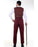 Steampunk Pants for Men Canvas Classic Pants-Maroon Men's Costume - Medieval Replicas